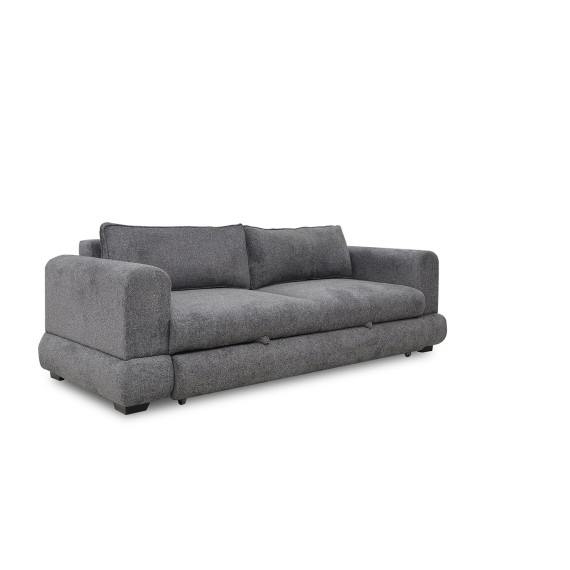 Диван HOBEL SIDNEY PLUS 3 STR F/Z DARK GREY BEATTO 1079 (2) 