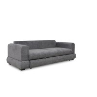 Диван HOBEL SIDNEY PLUS 3 STR F/Z DARK GREY BEATTO 1079 (2) 