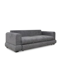 Диван HOBEL SIDNEY PLUS 3 STR F/Z DARK GREY BEATTO 1079 (2) 