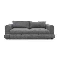 Диван HOBEL SIDNEY PLUS 3 STR F/Z DARK GREY BEATTO 1079 (2) 