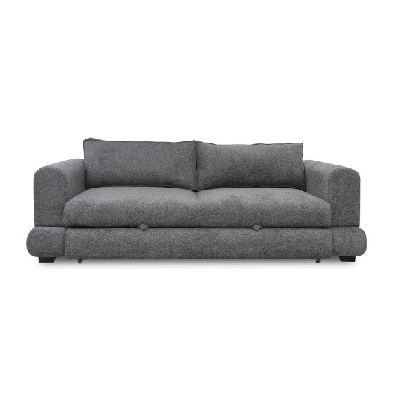 Диван HOBEL SIDNEY PLUS 3 STR F/Z DARK GREY BEATTO 1079 (2) 