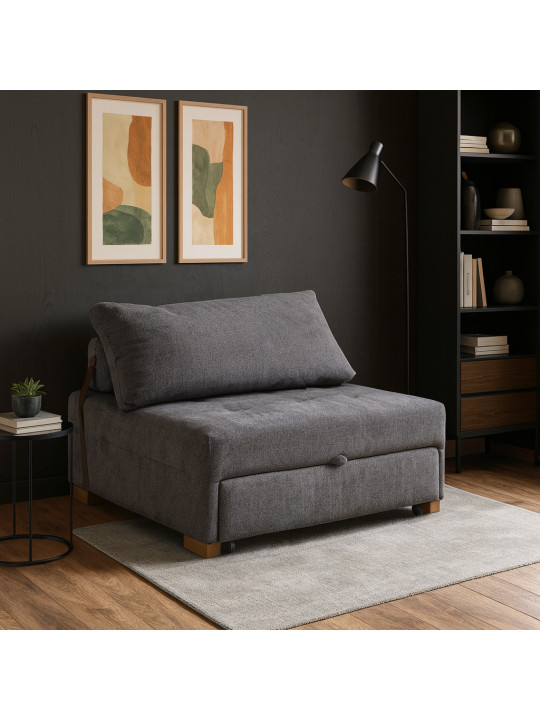Բազկաթոռ HOBEL SOFI WOOD GREY BEATTO 1036 (2) 