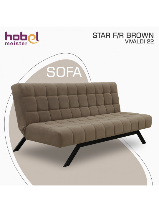 Բազմոց HOBEL STAR F/R BROWN VIVALDI 22 (2) 