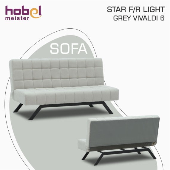 Диван HOBEL STAR F/R LIGHT GREY VIVALDI 6 (2) 