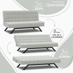 Sofa HOBEL STAR F/R LIGHT GREY VIVALDI 6 (2) 