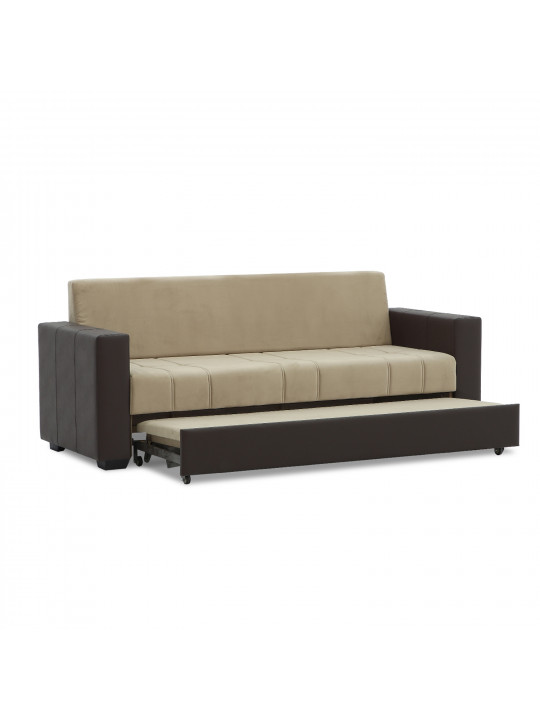 Sofa set HOBEL TEO  3+1+1 COFFEE V460/LIGHT BROWN VIVALDI 21 (4) 