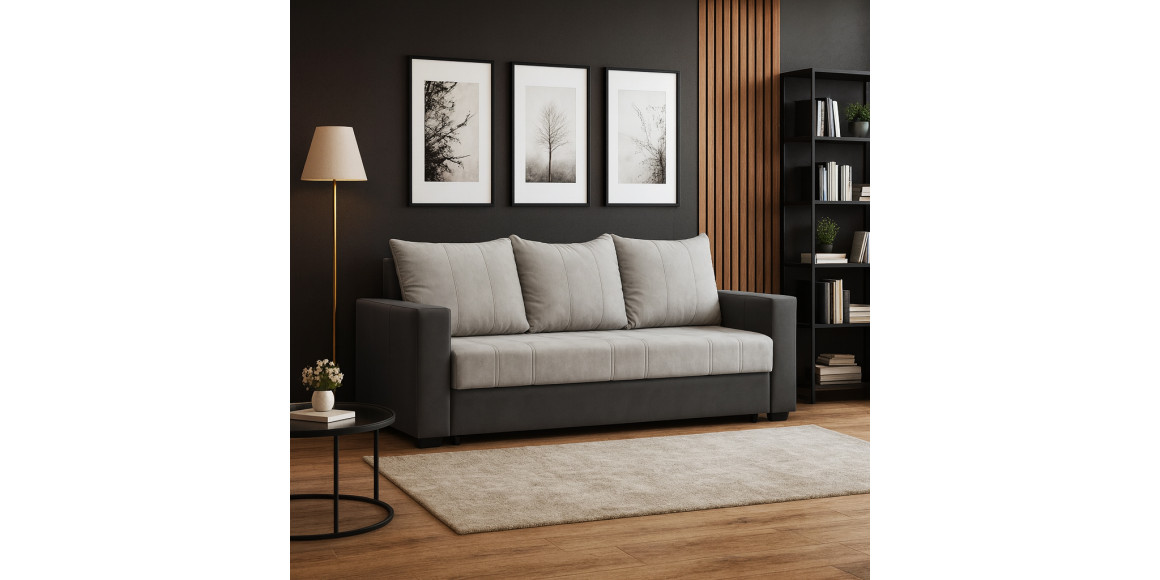 Բազմոց HOBEL TEO GREY V460/ LIGHT GREY VIVALDI 6 (2) 