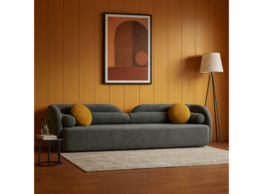 Sofa HOBEL VERONA GREY BELLA 13/ YELLOW BELLA 8 (1) 