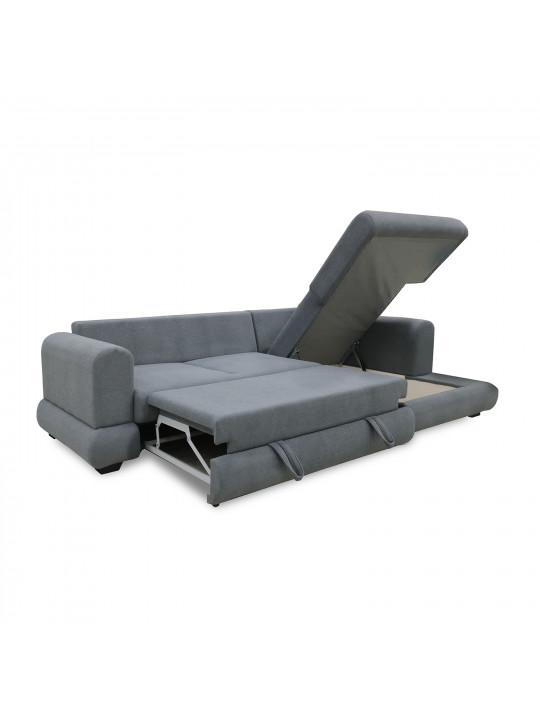 Sofa HOBEL CORNER SIDNEY PLUS GREY BUKLE 11 R (3) 