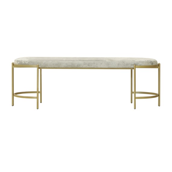 Табурет и пуф HOBEL BENCH-01 METAL GOLD/MONACO 13 (1) 