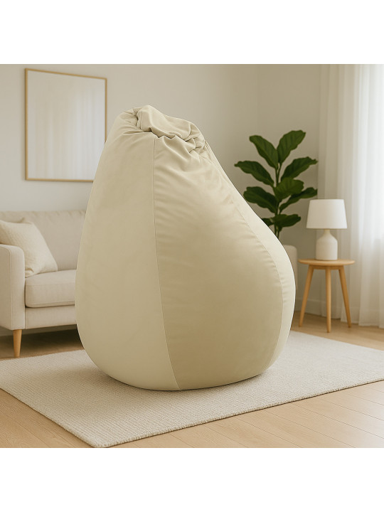 Stool & pouf HOBEL BRUNO L LIGHT CAPPUCCINO CALIFORNIA 5 (1) 