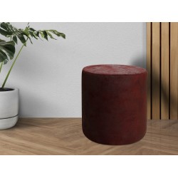Stool & pouf VEGA CIRCLE LEATHER. R40 COMBY (1) 