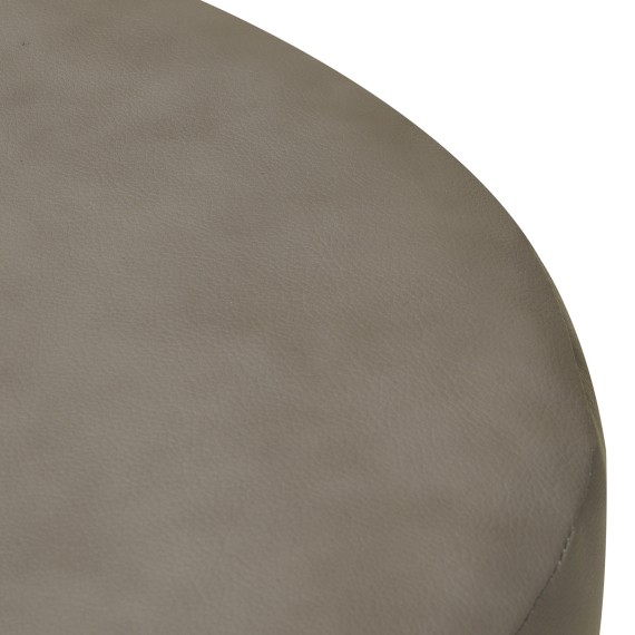 Табурет и пуф VEGA CIRCLE LEATHER. R40 COMBY (1) 