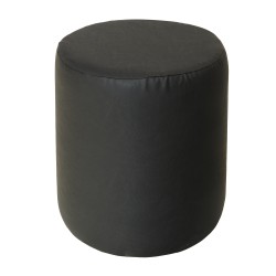 Stool & pouf VEGA CIRCLE LEATHER. R40 COMBY (1) 