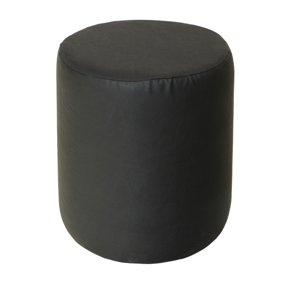 Табурет и пуф VEGA CIRCLE LEATHER. R40 COMBY (1) 