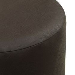 Stool & pouf VEGA CIRCLE LEATHER. R40 COMBY (1) 