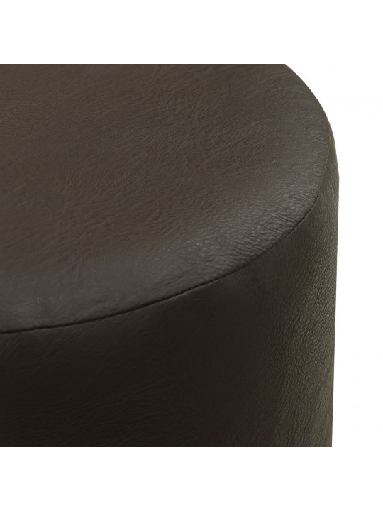 Stool & pouf VEGA CIRCLE LEATHER. R40 COMBY (1) 