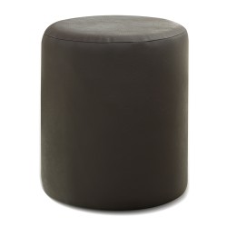 Stool & pouf VEGA CIRCLE LEATHER. R40 COMBY (1) 