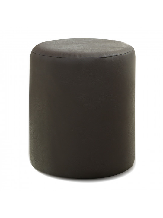 Stool & pouf VEGA CIRCLE LEATHER. R40 COMBY (1) 