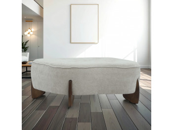 Բազկաթոռ HOBEL DANIA POUFIK CREAM BONCUK 4/ BROWN BEATTO 1012 (1) 