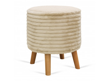 Stool & pouf HOBEL SONYA ROUND MEGA BEACH/CREAM BUK 4 (1) 