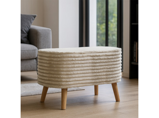 Stool & pouf HOBEL SONYA BIG MEGA BEACH/CREAM BUK 4 (1) 