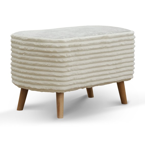 Табурет и пуф HOBEL SONYA BIG MEGA IVORY/CREAM MONACO 2 (1) 