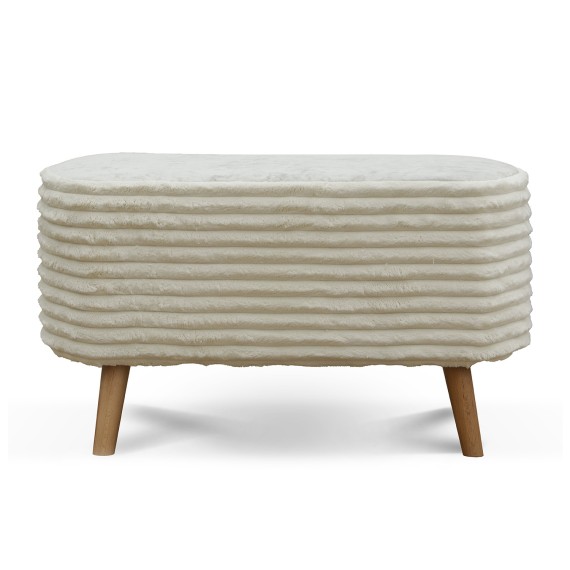 Табурет и пуф HOBEL SONYA BIG MEGA IVORY/CREAM MONACO 2 (1) 