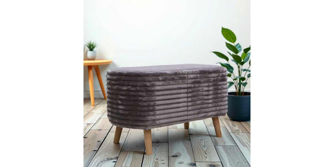 Табурет и пуф HOBEL SONYA BIG MEGA TAUPE/GREY BUK 7 (1) 