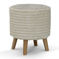 Stool & pouf HOBEL SONYA ROUND MEGA IVORY/CREAM MONACO 2 (1) 