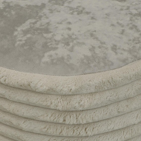 Табурет и пуф HOBEL SONYA ROUND MEGA IVORY/CREAM MONACO 2 (1) 
