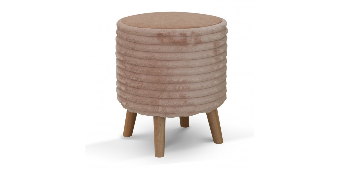 Табурет и пуф HOBEL SONYA ROUND MEGA OLDROSE/PINK MELO 12 (1) 