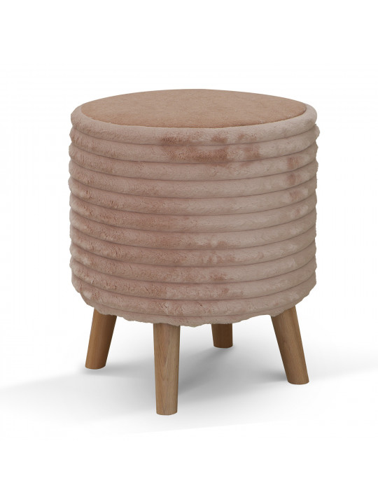 Stool & pouf HOBEL SONYA ROUND MEGA OLDROSE/PINK MELO 12 (1) 