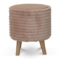 Stool & pouf HOBEL SONYA ROUND MEGA OLDROSE/PINK MELO 12 (1) 