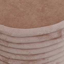 Stool & pouf HOBEL SONYA ROUND MEGA OLDROSE/PINK MELO 12 (1) 