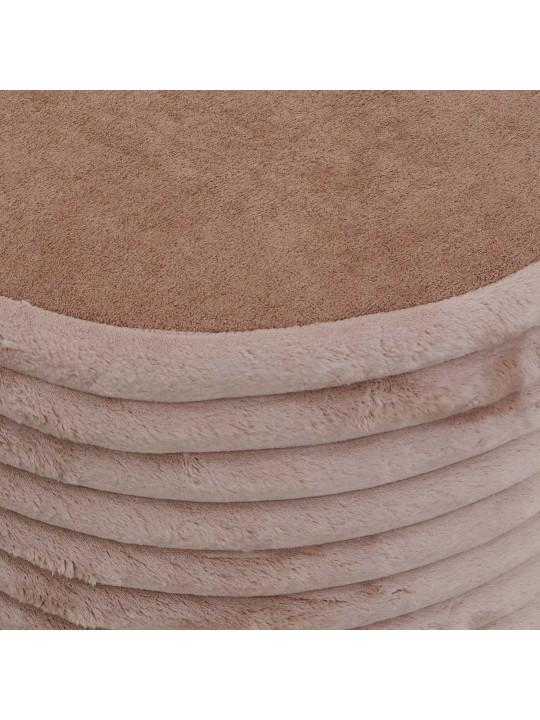 Stool & pouf HOBEL SONYA ROUND MEGA OLDROSE/PINK MELO 12 (1) 