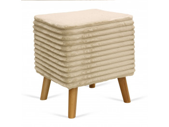 Stool & pouf HOBEL SONYA SQUARE MEGA BEACH/CREAM BUK 4 (1) 