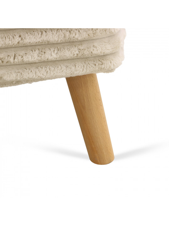 Stool & pouf HOBEL SONYA SQUARE MEGA BEACH/CREAM BUK 4 (1) 