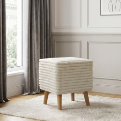 Stool & pouf HOBEL SONYA SQUARE MEGA IVORY/CREAM MONACO 2 (1) 