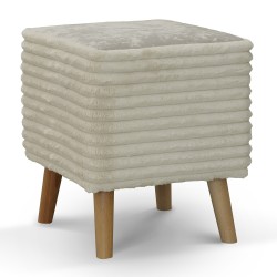Stool & pouf HOBEL SONYA SQUARE MEGA IVORY/CREAM MONACO 2 (1) 