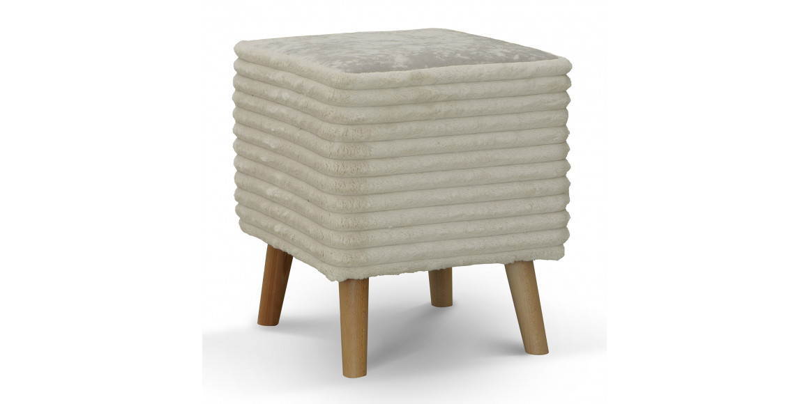 Табурет и пуф HOBEL SONYA SQUARE MEGA IVORY/CREAM MONACO 2 (1) 