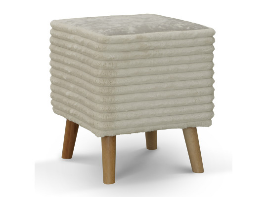 Stool & pouf HOBEL SONYA SQUARE MEGA IVORY/CREAM MONACO 2 (1) 