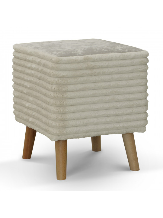 Աթոռակ HOBEL SONYA SQUARE MEGA IVORY/CREAM MONACO 2 (1) 