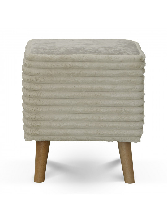 Աթոռակ HOBEL SONYA SQUARE MEGA IVORY/CREAM MONACO 2 (1) 