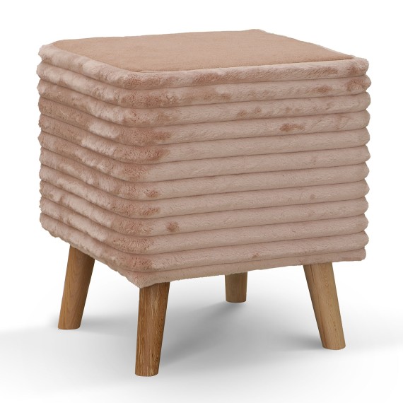Stool & pouf HOBEL SONYA SQUARE MEGA OLDROSE/PINK MELO 12 (1) 