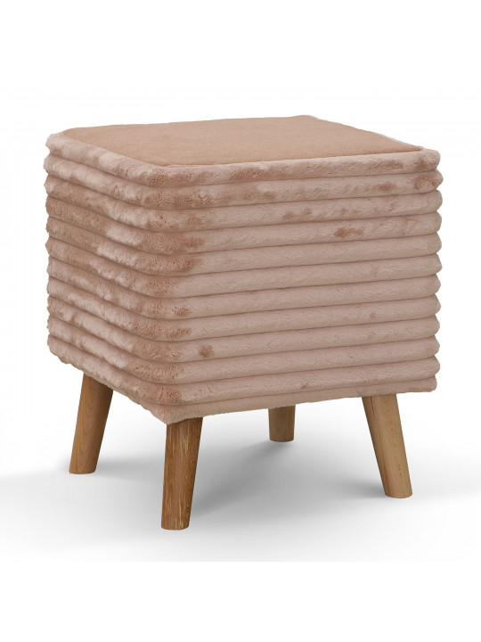 Табурет и пуф HOBEL SONYA SQUARE MEGA OLDROSE/PINK MELO 12 (1) 