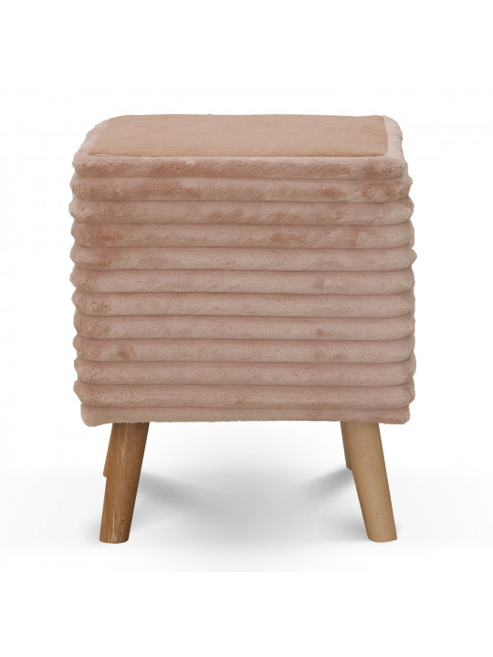 Табурет и пуф HOBEL SONYA SQUARE MEGA OLDROSE/PINK MELO 12 (1) 