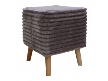 Stool & pouf HOBEL SONYA SQUARE MEGA TAUPE/GREY BUK 7 (1) 