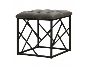 Stool & pouf HOBEL TWIST METAL BLACK /38X38X35 FACE 11 (1) 