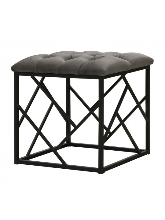 Stool & pouf HOBEL TWIST METAL BLACK /38X38X35 FACE 11 (1) 